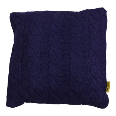 Sierkussen Silke donkerblauw dark blue