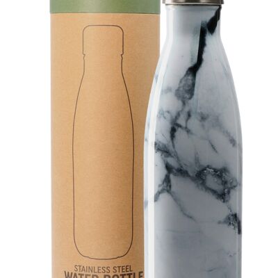 Drinking Bottle - Marble White