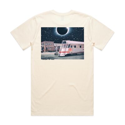 Heavyweight Ecru "Space Express" T-Shirt