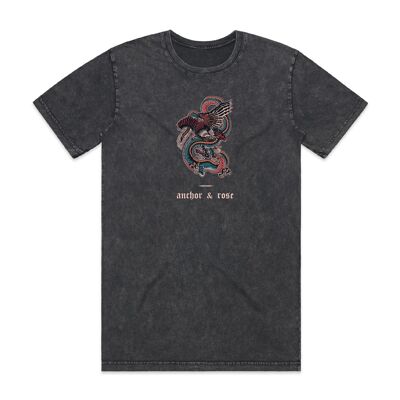 Sky Battle Black Stone Wash T-Shirt