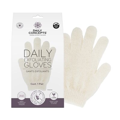 Daily Exfoliating Gloves carton packaging