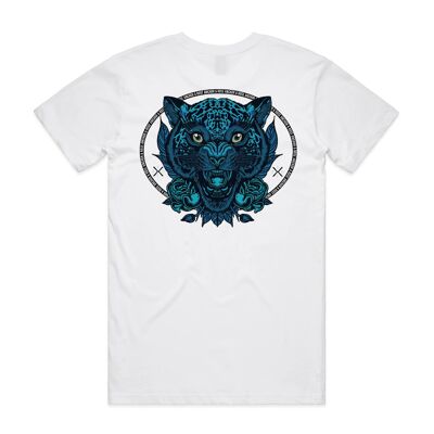 Azure Jaguar White T-Shirt