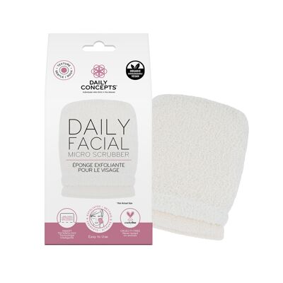 Daily Facial Micro Scrubber carton packaging