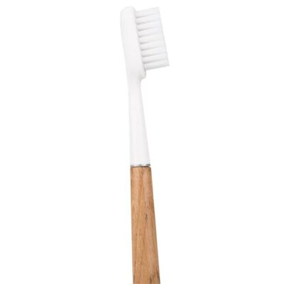 Rechargeable Wooden Toothbrush - Walnut - White