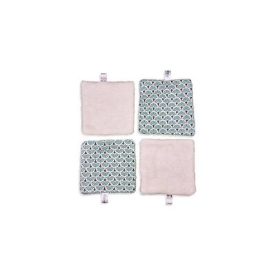 Washable and reusable wipes-Grey