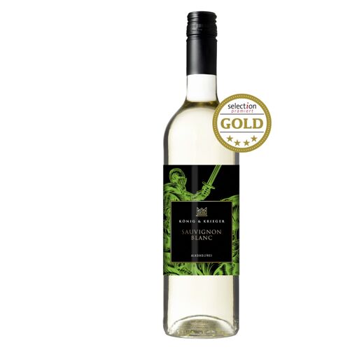 König & Krieger - Sauvignon Blanc - entalkoholisierter Weißwein