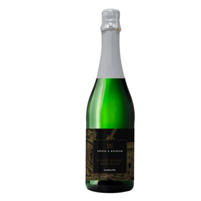 König & Krieger - Cuvée Blanc Mousseux - disfrute del vino espumoso desalcoholizado