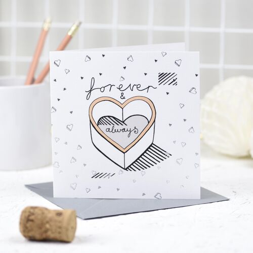 'Forever And Always' Greeting Card
