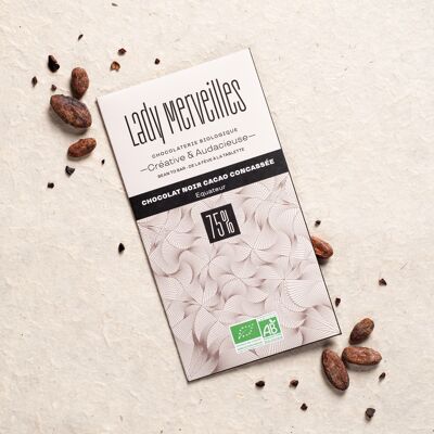 Chocolat noir ECLATS DE CACAO CONCASSE - 75% EQUATEUR