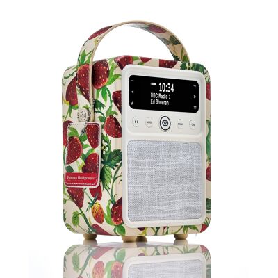 VQ - Monty - Digital DAB / DAB+ Radio & Bluetooth Speaker - Emma Bridgewater - Strawberries
