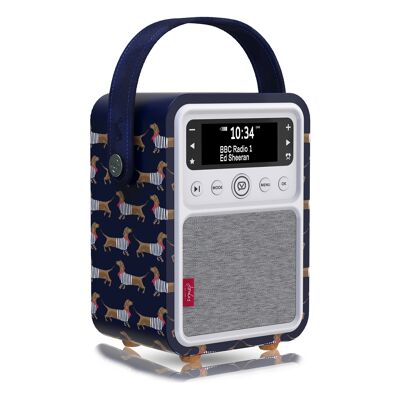VQ - Monty - Digital DAB / DAB+ Radio & Bluetooth Speaker - Joules - Sausage Dog
