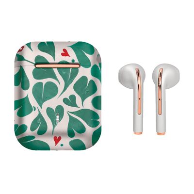 VQ - Wren TWS - Wireless Earbuds - Cath Kidston - Marble Hearts Green