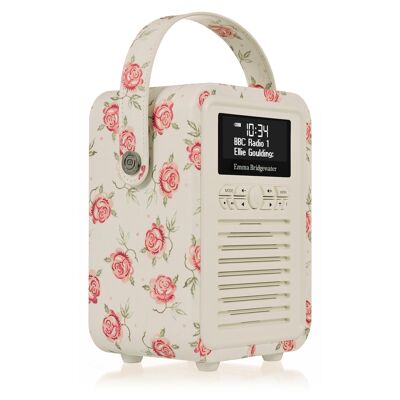 VQ - Retro Mini - Digital DAB / DAB+ Radio & Bluetooth Speaker - Emma Bridgewater - Rose & Bee