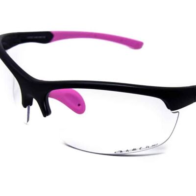 Vertex Sunglasses - Matte Black/Pink