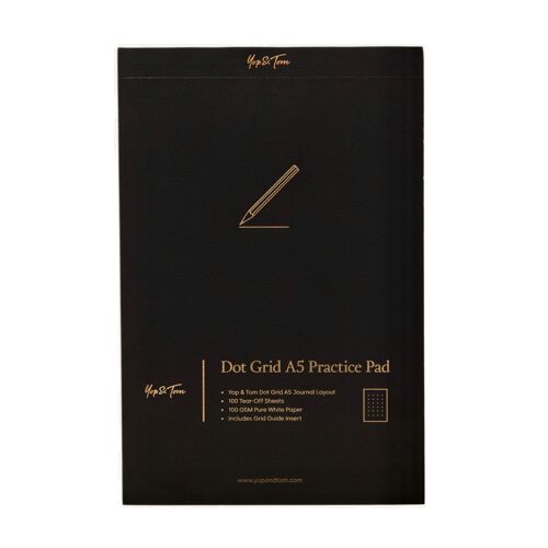 Dot Grid Practice Pad - Tear off A5 Note Pad