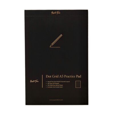Dot Grid Practice Pad - Bloc-notes A5 détachable
