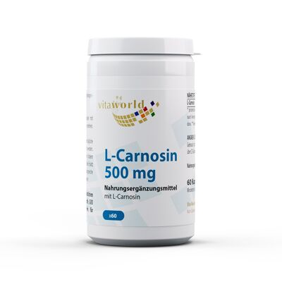 Carnosine 500 mg (60 gélules)
