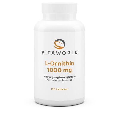Ornithine 1000 mg (120 Tbl)