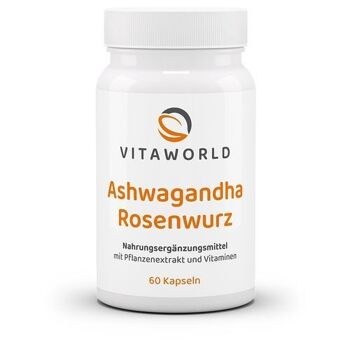 Complexe Ashwagandha Rhodiola (60 gélules) 1