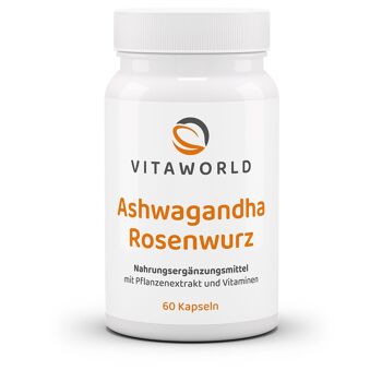 Complexe Ashwagandha Rhodiola (60 gélules) 2