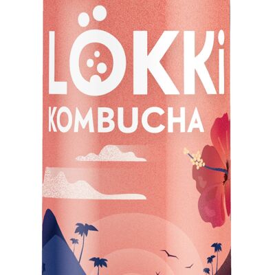 Kombucha Hibiscus, Rose and Timur Berry, Can Size