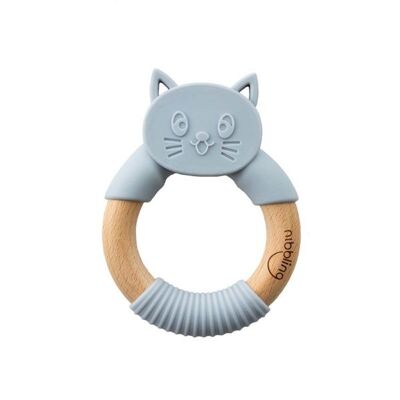 Chewy Cat Teething Toy: Sky Blue