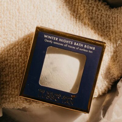 Bath bomb winter nights tan removal