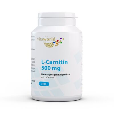L-carnitina 500 mg (100 cápsulas)