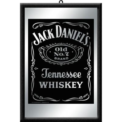 Jack Daniels Logo Black Bar Spiegel
