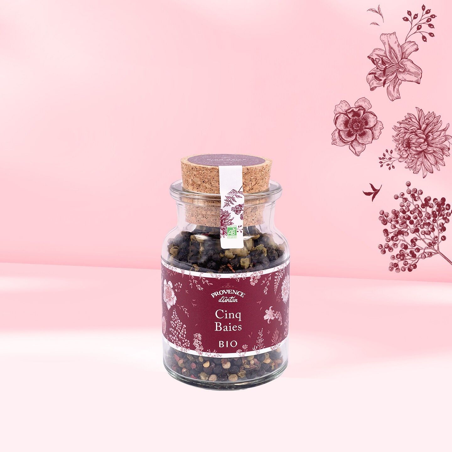 Cinque Bacche, Spezie Biologiche Grands Crus* - 40 g