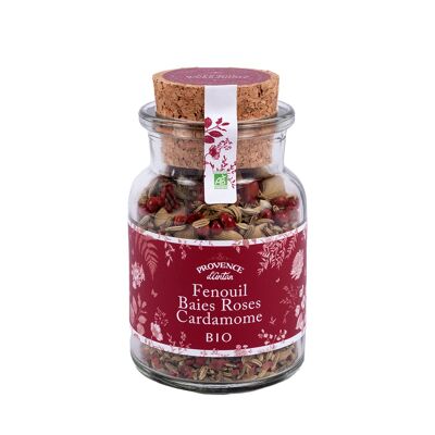 Fenouil Baies Roses Cardamome Bio* - 50g
