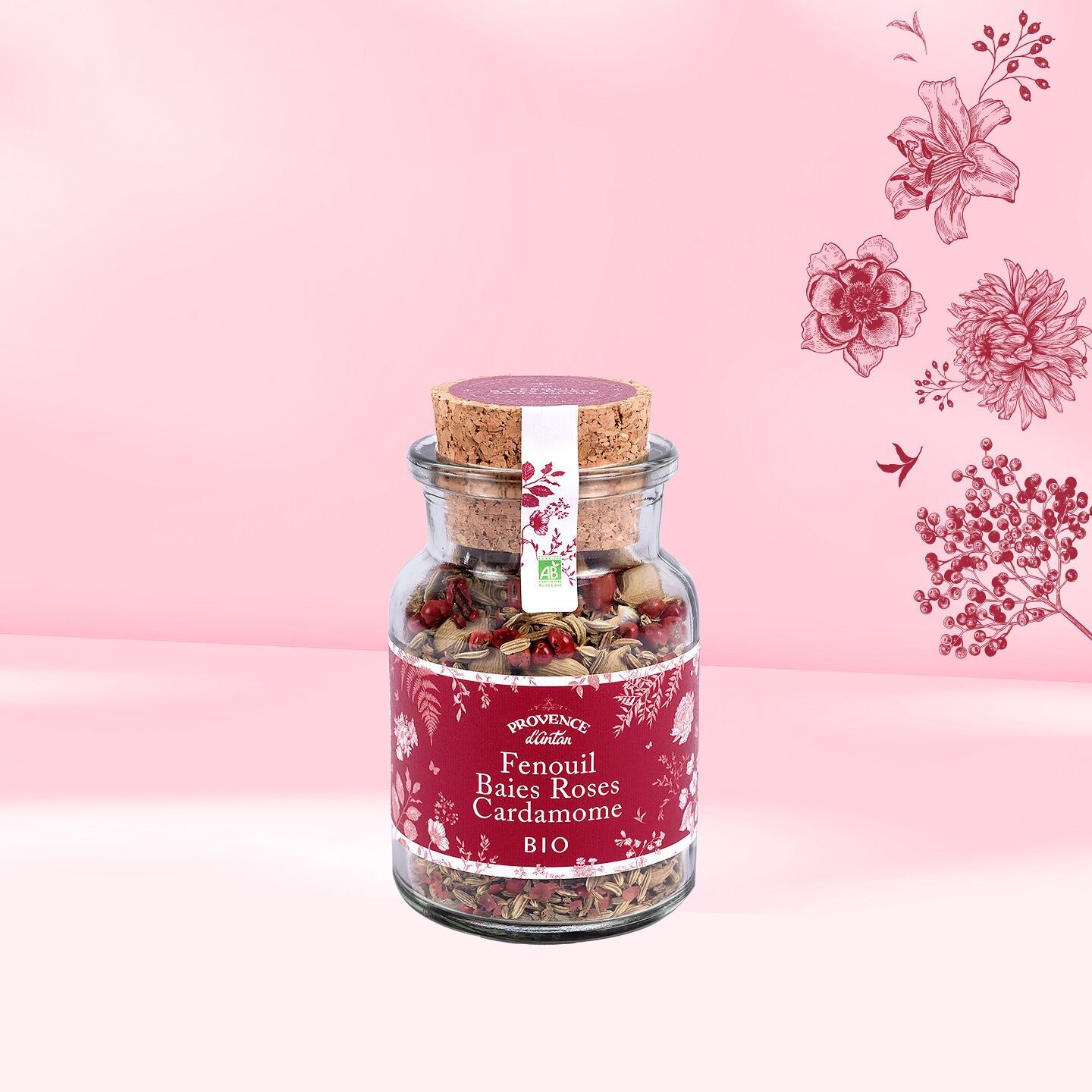 Finocchio Bacche Rosa Cardamomo Biologico* - 50g