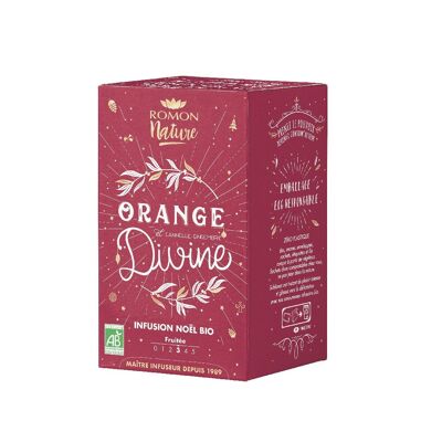 Christmas infusion - Organic Divine Orange - 18 sachets