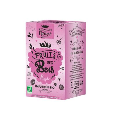 Infusion Fruits des bois bio - 16 sachets