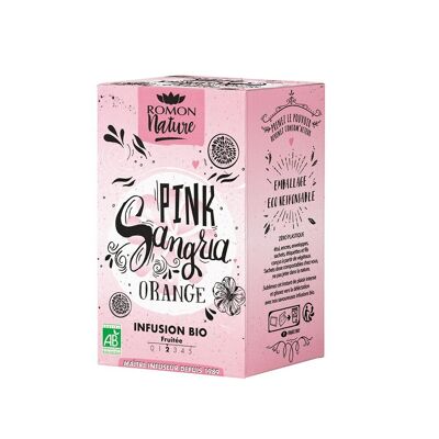 Organic Pink Sangria herbal tea - 16 sachets