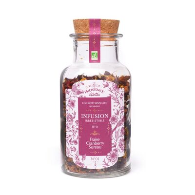 N°1 Irrésistible - Pomme, Hibiscus, Cranberry - Infusion bio 70g