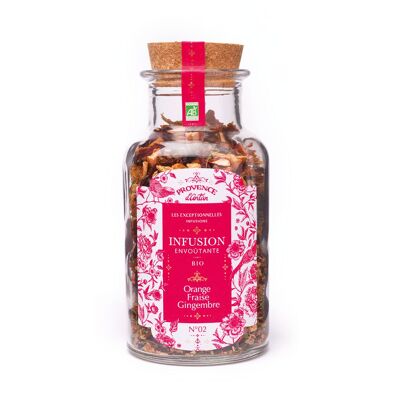 N°2 Enchanting - Ginger, Hibiscus, Apple, Strawberry - Organic infusion 70g