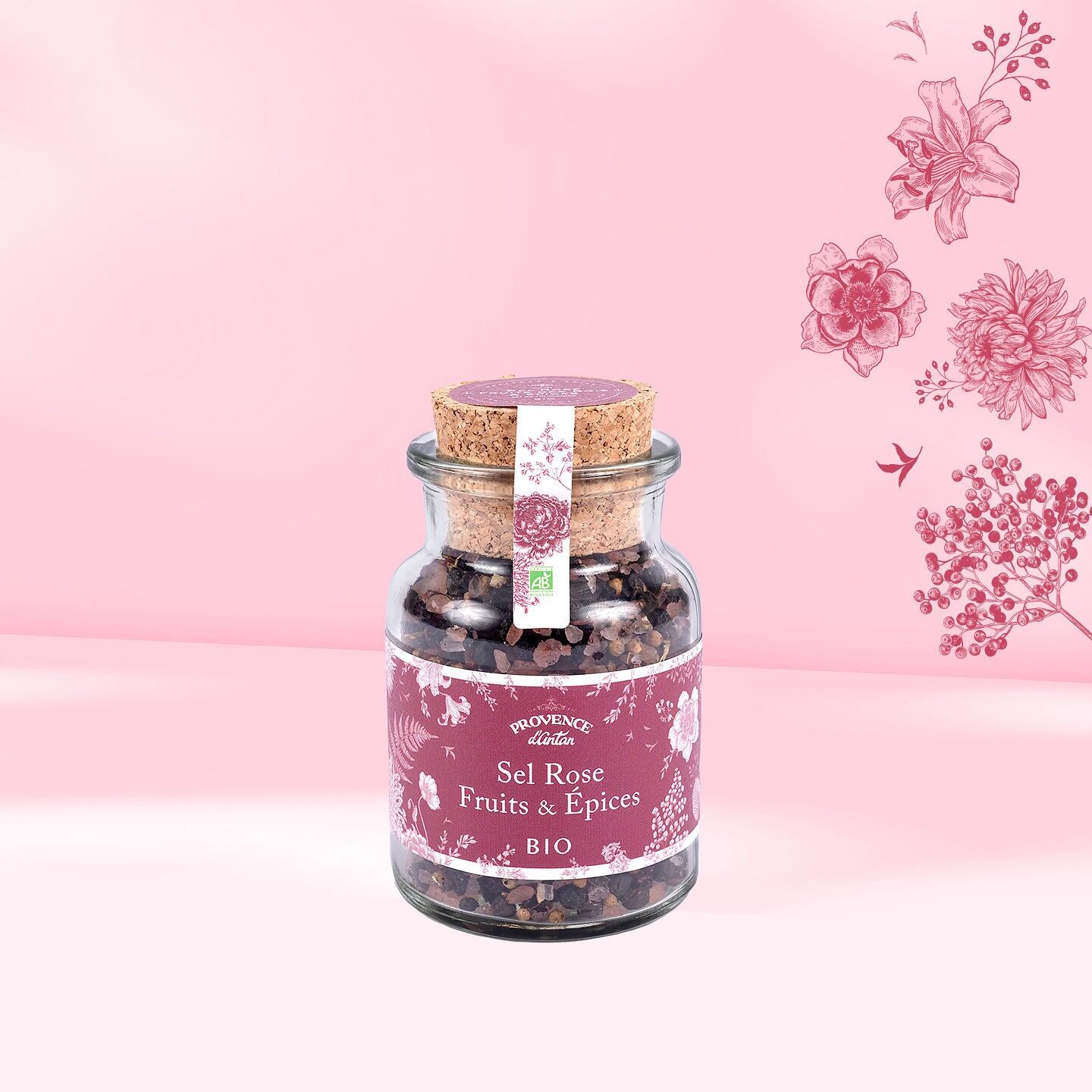 Sale rosa biologico, frutta e spezie* - 100 g