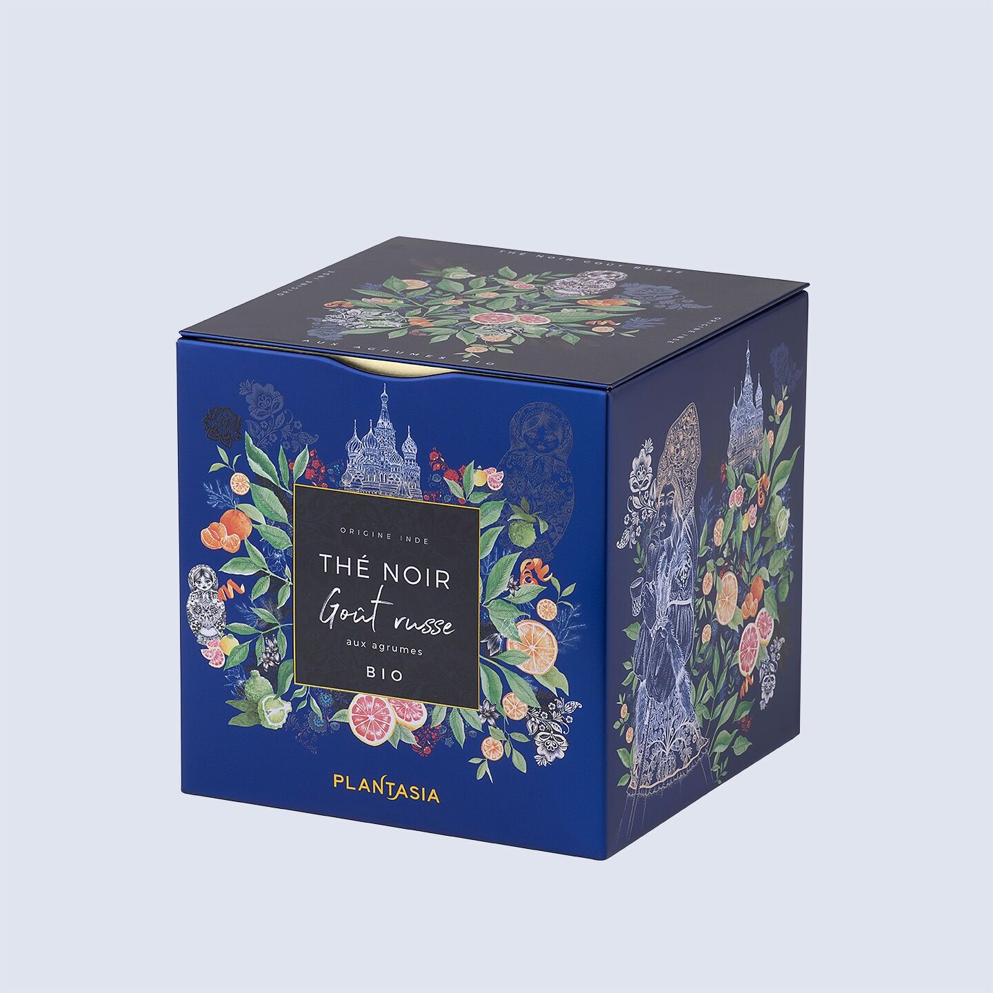 Té negro orgánico con sabor ruso* - Caja metálica