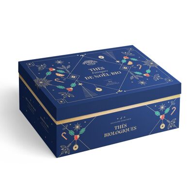 Coffret Luxe Thés Féériques de Noël bio - 40 sachets