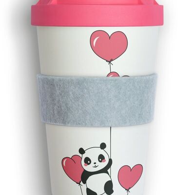 Panda Love - Grau
