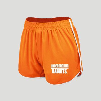 Shorts de Deporte - Naranja/Blanco