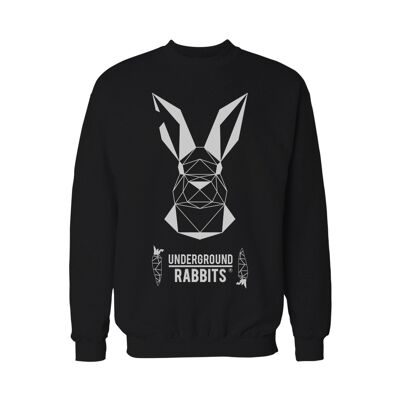 Sudadera 3D Rabbit - Negro