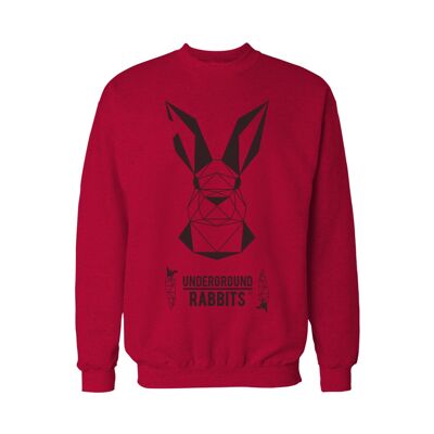 Sudadera 3D Rabbit - Rojo