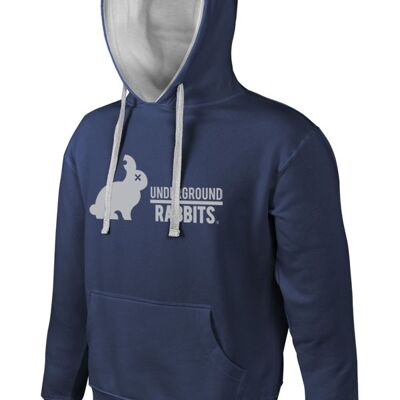 Sudadera Underground Rabbits - Azul/Gris