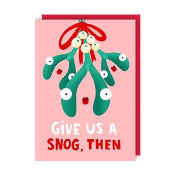 Lot de 6 cartes de Noël amusantes Snog 2
