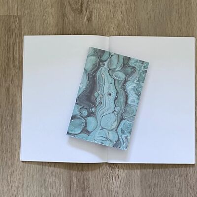 Marble Journal / Notebook Green