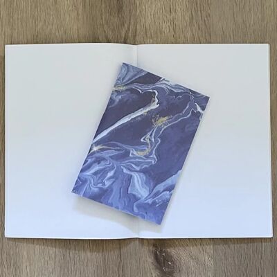 Marble Journal / Notebook Purple 1
