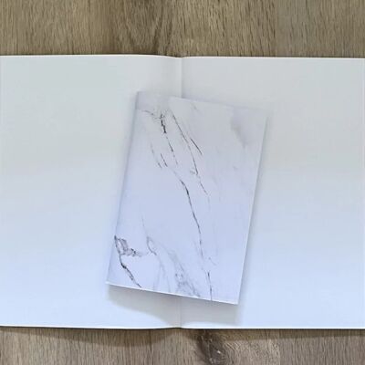 Marble Journal / Notebook White