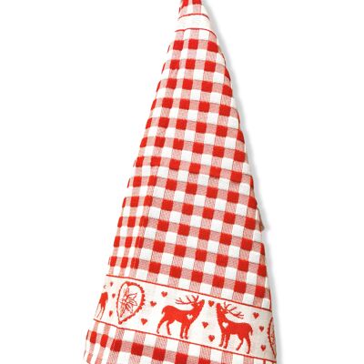 Kitchen towel "HUBERTUS", red
